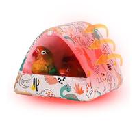 Parrot House Cushion Plush Hideaway House Accessories Warm Bed Cute Toy