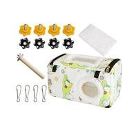 Parrot House for Sleeping - Warm Bird Protection, Cotton Nest Bed | Winter Hammock, Sleeping Place for Parakeets, Cockatiels, Parakeets, Cosy Hanging Rest Accessories that Bring Comfort in