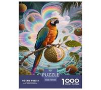 Parrot Jigsaw Puzzles for Adult Educational Game The Impossible Challenge 1000 Piece Difficult Hard Jigsaw Puzzles for Man And Woman with Letters on Back 70x50cm/1000pcs