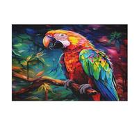Parrot Jigsaw Puzzles for Adults 1000 Pieces - Kids Wooden Puzzle - Recycled Board Picture （75×50cm）