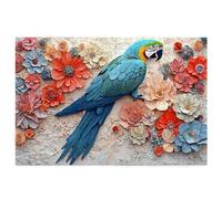 Parrot Jigsaw Puzzles for Adults 1500, 1500 piece Jigsaw Puzzles for Adults, Challenging Wooden Jigsaws Puzzle for The Whole for Women, Puzzle for Home Wall Decor, Gifts for Women, Theme: Flower A-14