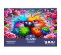 Parrot Jigsaw Puzzles for Adults Kids 1000 Pieces Great Gifts Challenge Toy Educational Game Home Decor Party Games Collection Edition 70x50cm/1000pcs