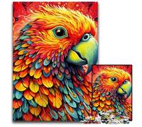 Parrot JigsawPuzzle 1000 Pieces for Adults Challenging Puzzles Challenging DIY Brain Teaser for Teenagers 50x75CM/19.68x29.52inch