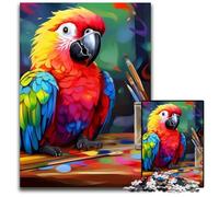 Parrot JigsawPuzzle 1000 Pieces for Adults Puzzles for Adults Interactive Family Game, Brain Challenge, Educational Toy 50x75CM/19.68x29.52inch