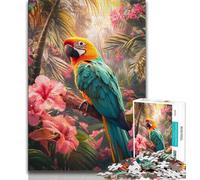 Parrot Jigsaws Puzzles 1000 Pieces for Adults Gifts,Family Game Stress Reliever Difficult Challenge Great Gifts And Toys (75x50cm)