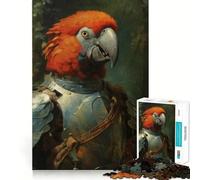 Parrot Knight Jigsaw Puzzles for Adults 1000 Pieces Logic Sense Toy Relaxing Fun Smooth Edge (50x75cm)