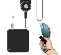Parrot Leashes | 2M Automatic Telescopic Parakeet Leashes | Soft Foot Ring Bird Flying Harness, Adjustable Traction Rope for Budgies, Cockatiels, Psittacula