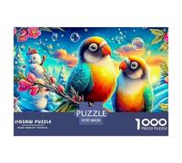 Parrot LoveFormidable 1000-Piece Jigsaw Puzzles for Adults An Odyssey of Impossible, Hard, And Difficult Challenging Puzzle Educational Games - The Ultimate Gift for Dedicated Adult And Teen Puzzlers