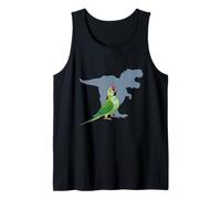 Parrot Lover Bird Lover Dinosaur Indian Ringneck Parakeet Tank Top