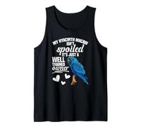 Parrot Lover Bird Owner Birdkeeping Spoiled Hyacinth Macaw Tank Top
