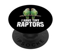 Parrot Lover Bird Owner Raptors Indian Ringneck Parakeet PopSockets Adhesive PopGrip