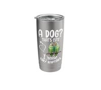 Parrot Lover Birdkeeping Raptors Indian Ringneck Parakeet Stainless Steel Insulated Tumbler