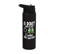 Parrot Lover Birdkeeping Raptors Indian Ringneck Parakeet Stainless Steel Insulated Water Bottle
