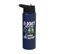 Parrot Lover Birdkeeping Raptors Indian Ringneck Parakeet Stainless Steel Insulated Water Bottle