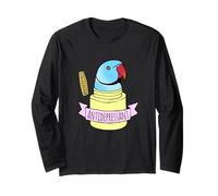 Parrot Lovers Pet Bird Antidepressant Blue Indian Ringneck Long Sleeve T-Shirt