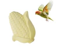 Parrot Mineral Perch, Ice Cream Cone/Corn-Shape Birds Grinding Perches Non-Slip Parrots Cage Accessories for Budgie, Parakeet, Cockatiel, Lovebird