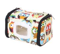 Parrot Nest, Bird Nest for Cage, Cartoon Pattern Winter Warm Birds House Cage, Parrot Cotton Nest for Budgie, Parakeet, Cockatiel, Conure, Lovebird (S)