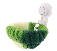 Parrot Nest Birdie Little Bird Plush Bird Bed Bird Nest with Suction Cup for Car Window Bird Cage Nests Parakeet Hut Warm Bird Sleeping Hut Window Nest Birds Nest Metal Green