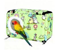 Parrot Nest - Cotton Thicken Soft Birds House, Velvet Winter Warm Bird Snuggle Hut | Weatherproof Birds Haven for Sleeping Cage Quiet-Time Indoor Home Daily Wellness Cold-Weather Pet Care Nesting