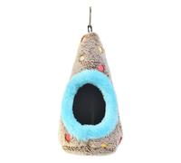 Parrot Nest - Egg Shaped Velvet Hammock, Soft Bird Sleeping Area, Cosy Hanging Resting Bed for Cage Use, Warm Lightweight Design | Ideal for Turtle Doves, Finches, Parakeets, Balcony, W