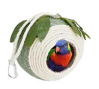 Parrot Nest House | House for Birds, Bird House Made of Natural Shell, Handwoven Bird Nest for Parrots, Swallows, Conures, Sparrows Anulely