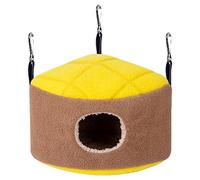 Parrot Nest Plush Snuggle Bird Warm Hammock Small Pet Winter Bed With Metal Hanging Hooks For Cockatiels Lovebirds Parrot Snuggle Tents And Huts