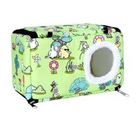 Parrot Nest,Thicken Soft - Plush Birds Hut Hideaway - for Cage Quiet-Time Daily Home Indoor Cold-Weather Wellness Sleeping Pet-Care Nesting