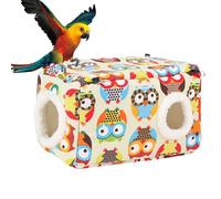 Parrot Nest - Thickened Cotton Insulated Warm Bird Nest Home | Java Sparrow Peony Parakeet Winter Protection, Bird Cage Accessory Nesting Supplies Garden Birds
