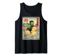 Parrot Ninja Japan Vintage Japanese Ukiyo-e Art Tank Top