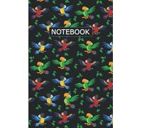 Parrot Notebook: Parrot Blank Lined Journal Notebook To Write Notes Password, Notepad, To Do Lists