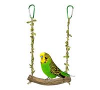 Parrot Perch - Bird Cage Perches - Parrot Swing Toy | 20x18cm Perch Stands Parakeet Toy | Swing Bird Cage Toys Accessories, Stands For Parakeets, Cockatiels, Finches, Pet Supplies