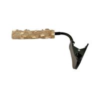 Parrot Perch Clip on Wooden Interactive Stand
