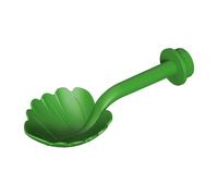 Parrot Perch Feeder - 7.87 Inches Bird Cage Perch | Rotating Food Bowl - PP Leaf Shaped Stand With Feeding Dish Designed For Parrots Cockatiels Canaries Supporting Climbing Feeding