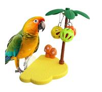 Parrot Perch for Cage | Exercise Toy Decorative with Bells - Parrot Stand Perch for Bird Cage,for Parakeets Lovebirds Canary Conures Small Medium Large Breeds Pets
