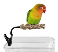Parrot Perch,Natural Interactive Stand | Parakeet Standing Perch for Cages | for Budgerigar Lovebirds Conure Cockatoo Indoor Outdoor Garden Yard Home Nest