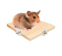 Parrot Perch Stand - Bird in Fan Shape, Portable Exercise Board, Offers Multiple Functions | Wooden Springboard Rest Stick for Parakeet Cockatiel Hedgehog Cage Habitat Climbing Accessory Play