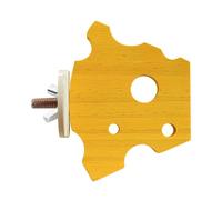 Parrot Perch Stand, Bird Perch, Bird Perches Cheese Shape Bird Cage Perches, Wooden Perches for Grinding Chew Paws, Wood Bird Perches