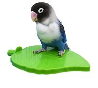 Parrot Perch Stand - Leaves Shape Exercise Stands For Parrot - Pet Supplies, Claw Grinding Exercise Perch For Macaws Sparrow Parakeet Conures Cockatiels