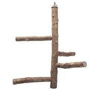 Parrot Perch Stands Birds Stand Natural Wood Stick Grinding S/for M/L Multi Branch Paw Climbing Standing Wooden Perch Stand For Birds Bird Stand For Cockatiels For Parrots For Parakeets