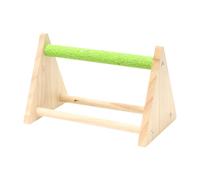 Parrot Perch,Wood Bird Activity Play Center | Triangle Playground for Training Perching foraging Decoration Inside Outside Cage for Parakeet Canary Cockatiel Finch