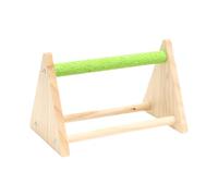 Parrot Perch | Wood Bird Playground,Triangle Playground for Training Perching foraging Decoration Inside Outside Cage for Parakeet Canary Cockatiel Finch