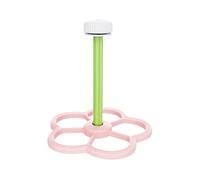 Parrot Perches, Windmill Bird Toy, Bird Sensory Toy, Colorful Design, Easy to Install and Clean, 7.17x6.97x7.32inch, for Indoor Cages and Win- Dow Setups