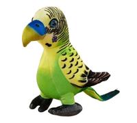 Parrot Plush Toy, 24cm Lifelike Cuddly Parrots Teddy Stuffed Animal Plush Soft Toys, Colorful Parrot Plush Little Bird Plush Toy, Cute Little Bird Plushie as Gift for Your Kids Friends (Green,24cm)
