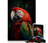 Parrot Portrait Hard Jigsaw Puzzle for Adults 1000 Pieces Strong Logic Toy Bonding Time Clear Edge (38x52cm)