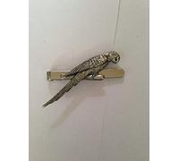 Parrot PP-B08 English Pewter emblem on a Tie Clip (slide)