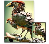 Parrot Robot Jigsaw Puzzles for Adults 1000 Piece Challenging Puzzles Challenging Brain Teaser for Teenagers Family Game Night Fun 1000 PCS(75x50cm)