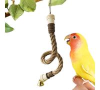 Parrot Rope Perch | Cockatiel Swing Toy | Bird Climbing Swing,for Pet Parents Trainers Shelters Living Room Bedroom Study Office Apartment Macaw Conure