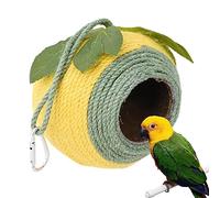 Parrot Shell Nest | Shell Bird House - Natural Shell Bird House Handwoven Bird Nest for Parrots, Swallows, Conures, Sparrows Maciun