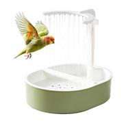 Parrot Shower | Automatic Bird Bath Fountain With Water Pump |Parrot Shower | Automatic bird shower with water pump provides a running water bath for parrots, finches, lovebirds, and cage birds.