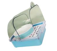Parrot Shower Box Parrot Bathtub Feeding Tray For Budgies Cockatiels Lovebirds Bathing Tub Indoor Bath Shower Box